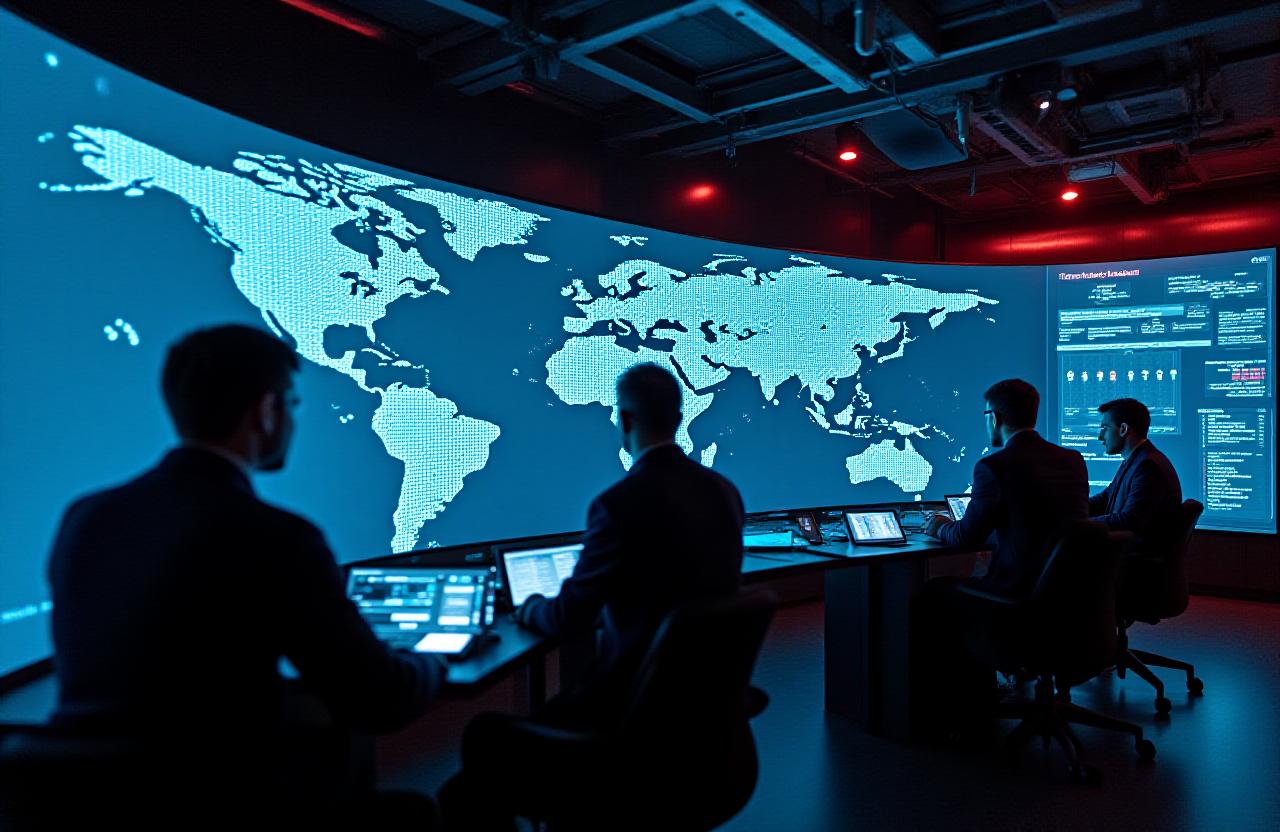 Sophisticated logistics management visual