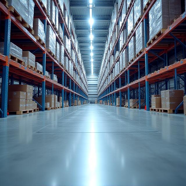 Automated warehouse facility